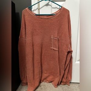 Knitter / Ribbed oversized sweater